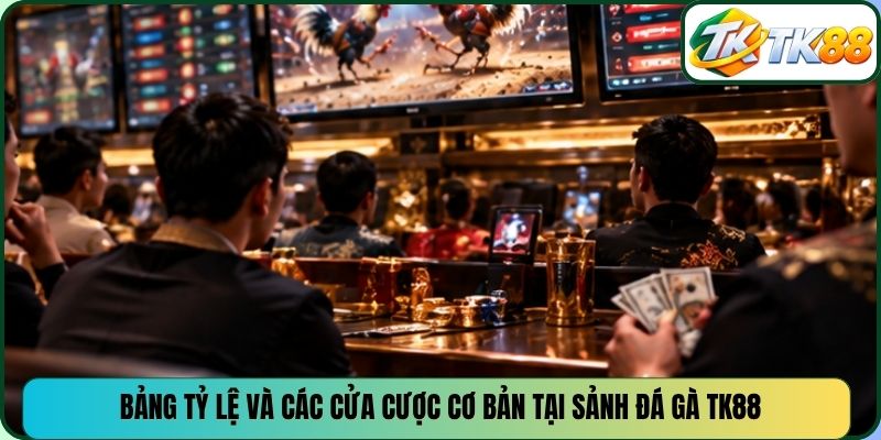 Bảng tỷ lệ và các cửa cược cơ bản tại sảnh đá gà TK88