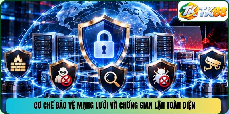 Cơ chế bảo vệ mạng lưới và chống gian lận toàn diện