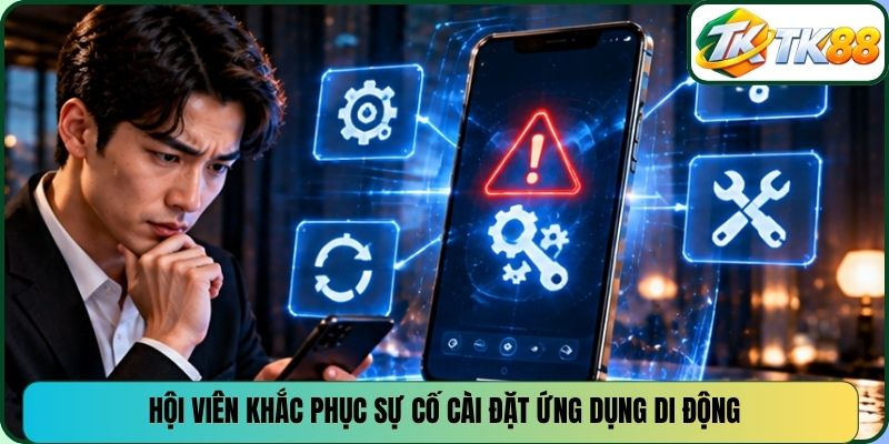 Hội viên khắc phục sự cố cài đặt ứng dụng di động