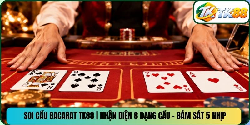 Soi Cầu Baccarat TK88 | Nhận Diện 8 Dạng Cầu - Bám Sát 5 Nhịp