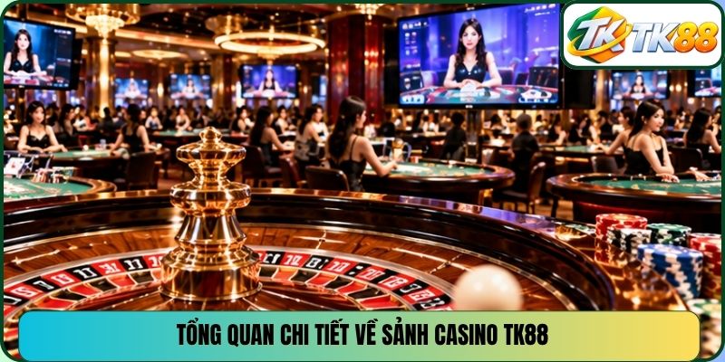 Tổng quan chi tiết về sảnh casino TK88